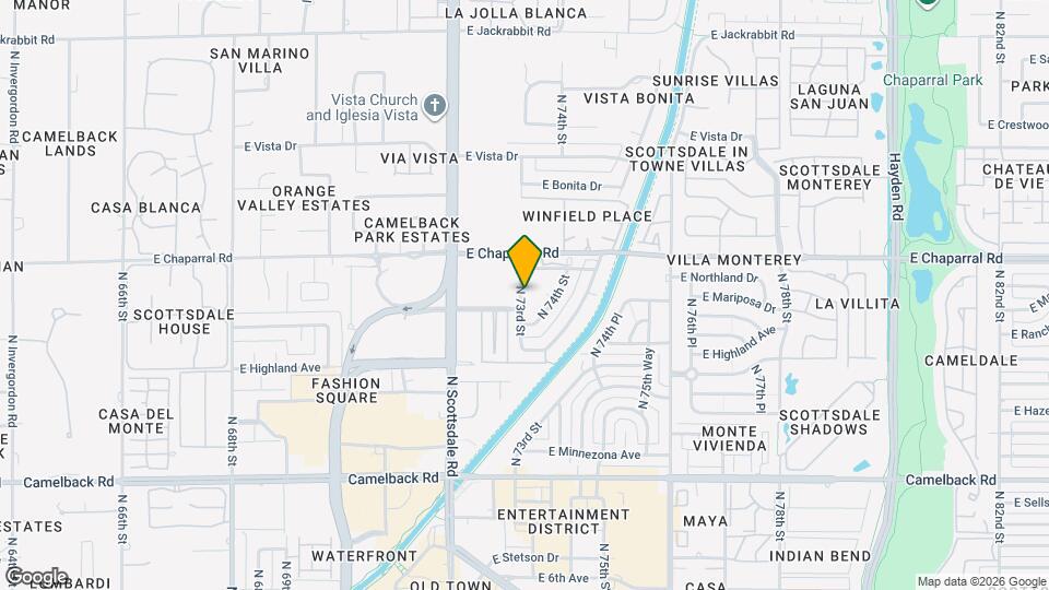 4917 N 73rd St Map and Location Details