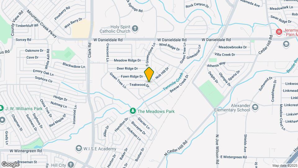 1107 Teakwood Dr Map and Location Details