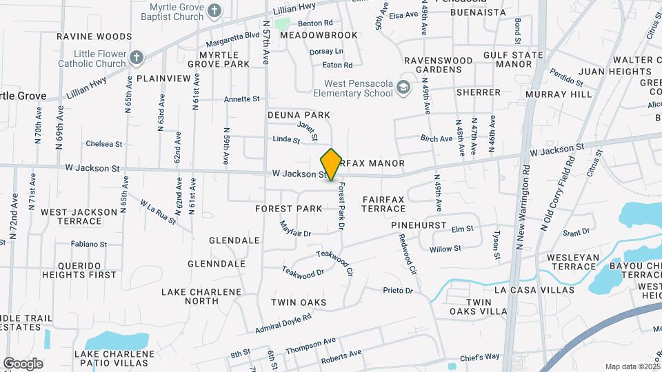5502 Lynwood Rd Map and Location Details