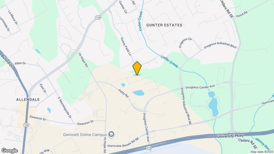 1247 Sunny Lake Dr Map and Location Details