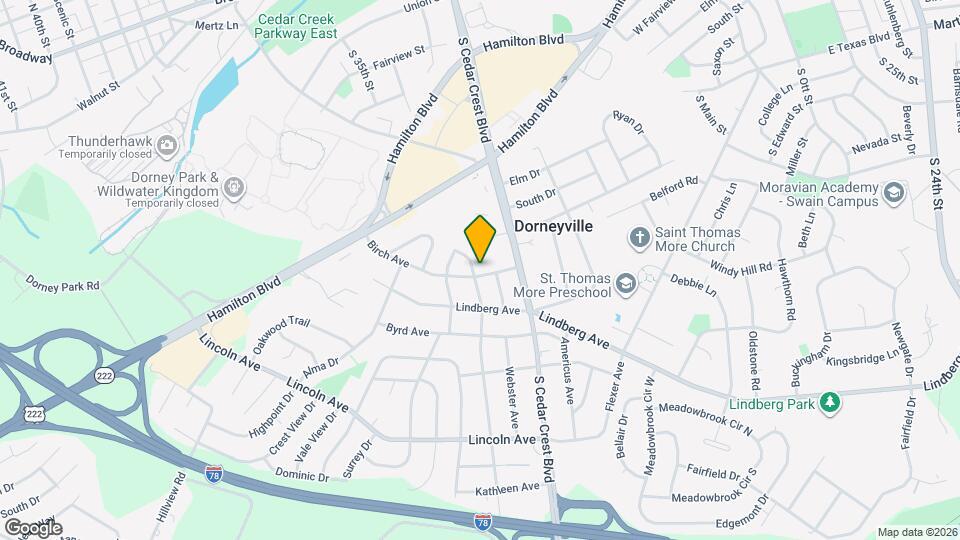 3319 Birch Ave Map and Location Details