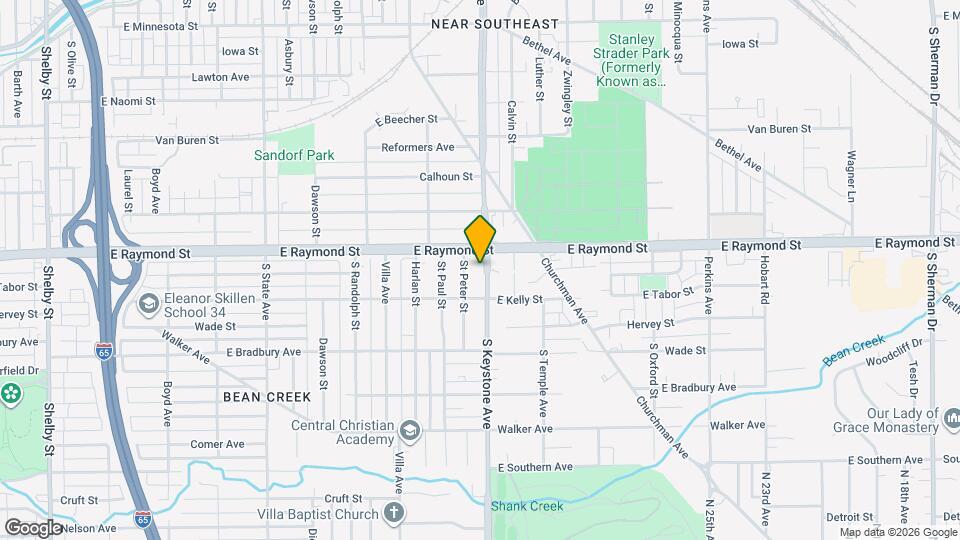 2224 S Keystone Ave Map and Location Details