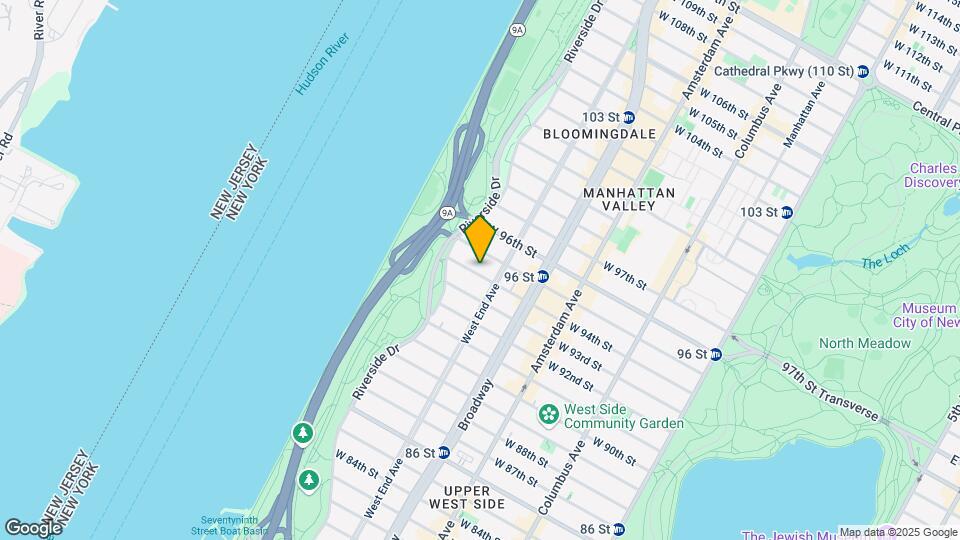 311 W 94th St Map and Location Details
