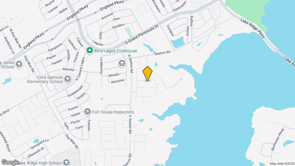 2823 Mariposa Dr Map and Location Details
