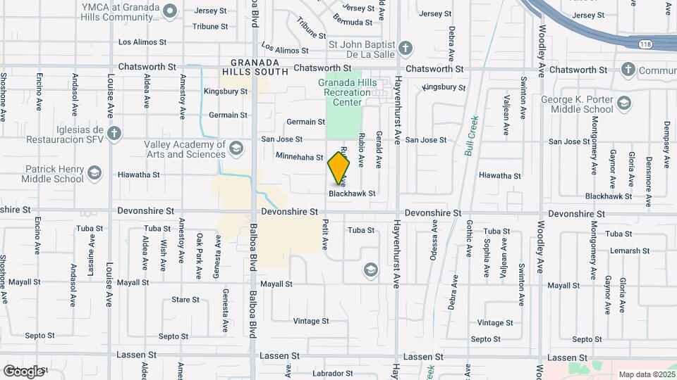 10335 Ruffner Ave Map and Location Details