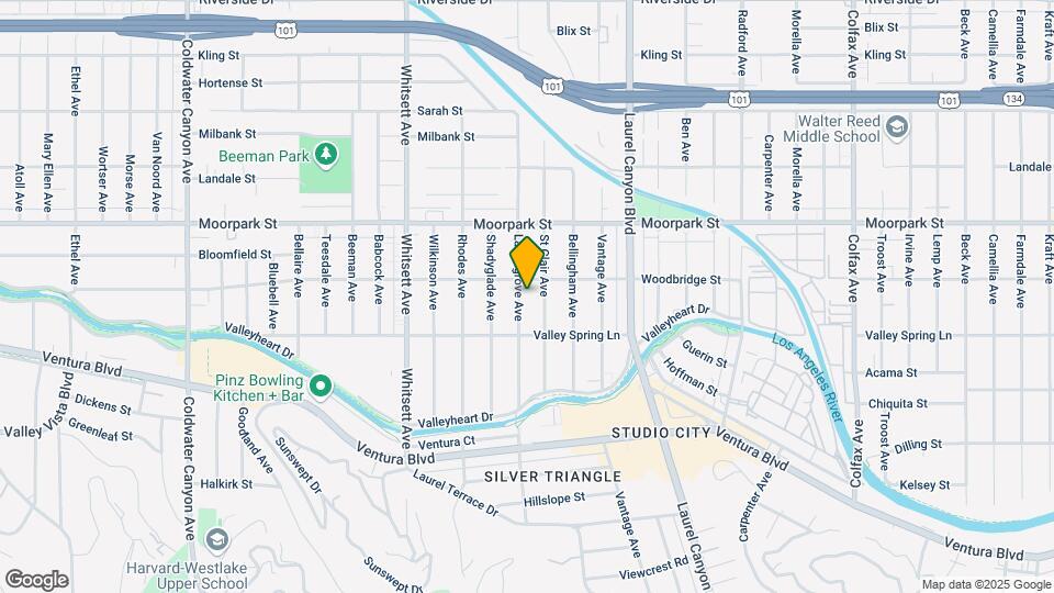 4244 Laurelgrove Ave Map and Location Details