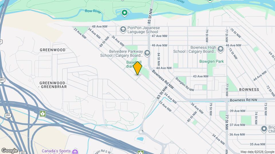 3415-3485 85 St NW Map and Location Details