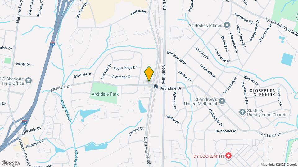 1239 Archdale Dr Map and Location Details
