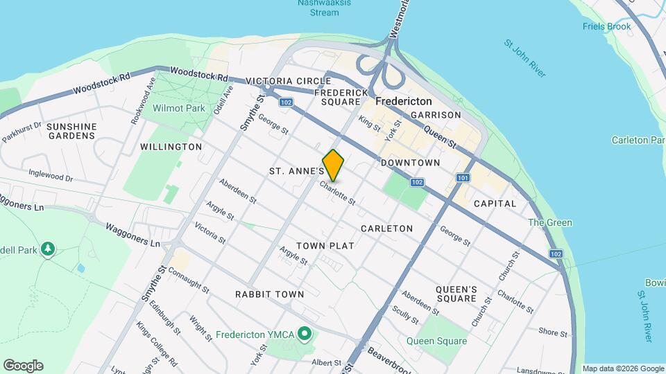 347 Charlotte St Map and Location Details