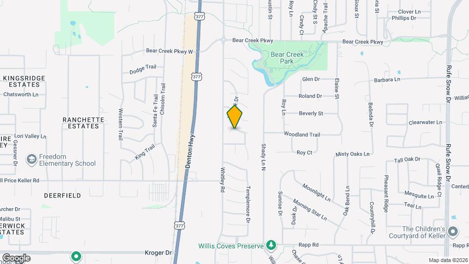 728 W Park Dr Map and Location Details