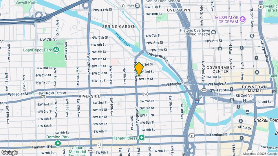 761 NW 1st St Map and Location Details