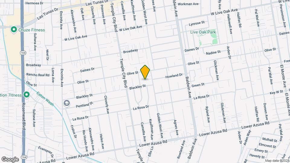 5323 Golden West Ave Map and Location Details