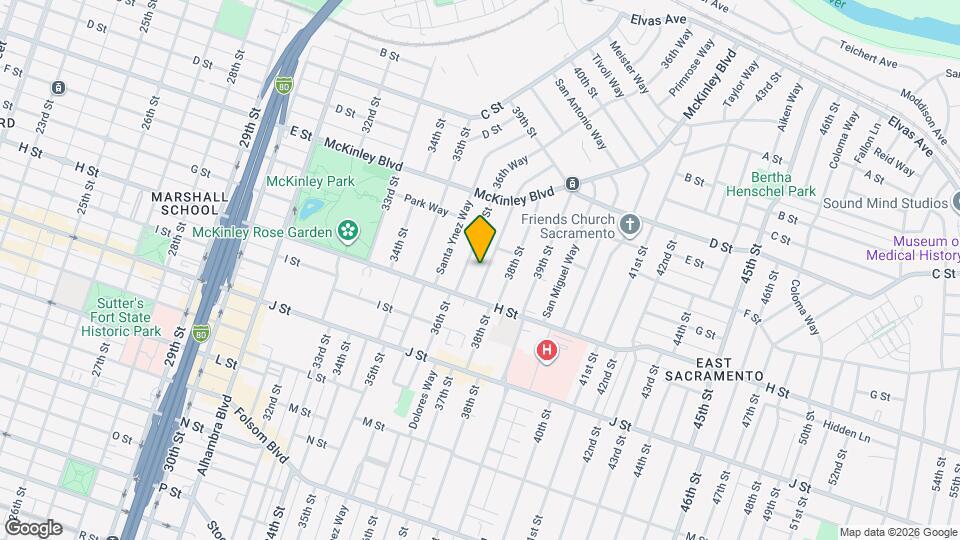 642-642 37th St, Unit 1 Map and Location Details