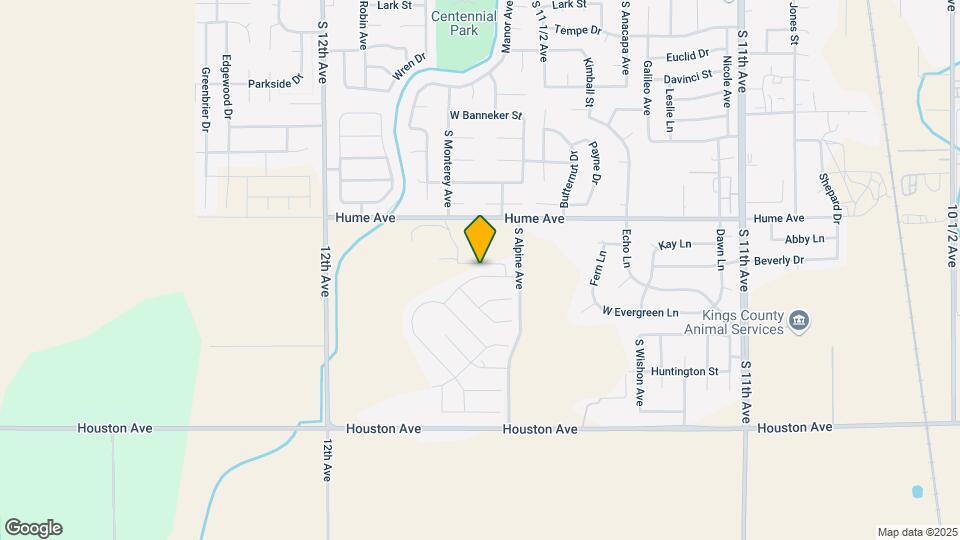 1366 W Butterfield Ln Map and Location Details