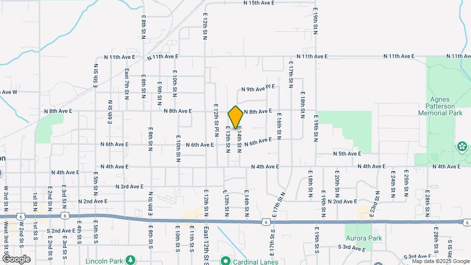 609 E 14th St N Map and Location Details