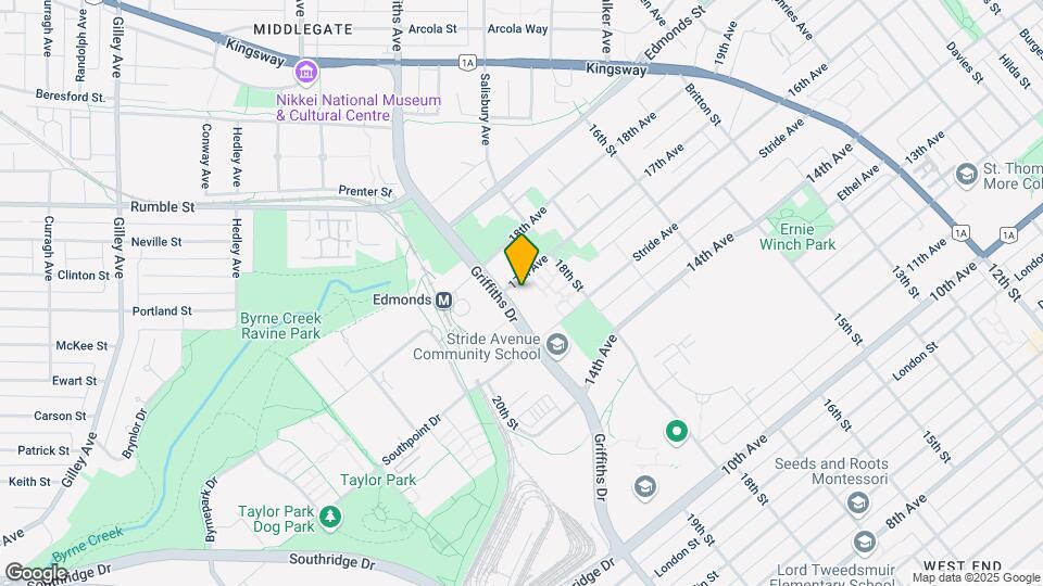 Byrne Creek Housing Co-Op Map and Location Details