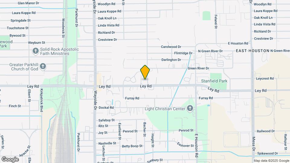 7605 Denton St Map and Location Details