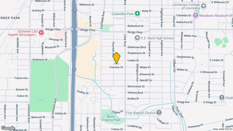 842 Fairview St Map and Location Details