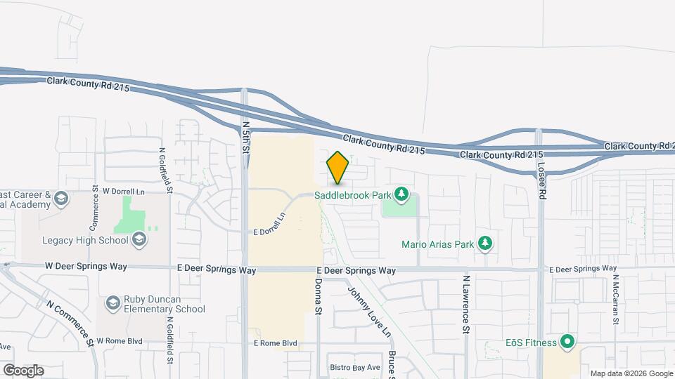 1002 E Dorrell Ln Map and Location Details