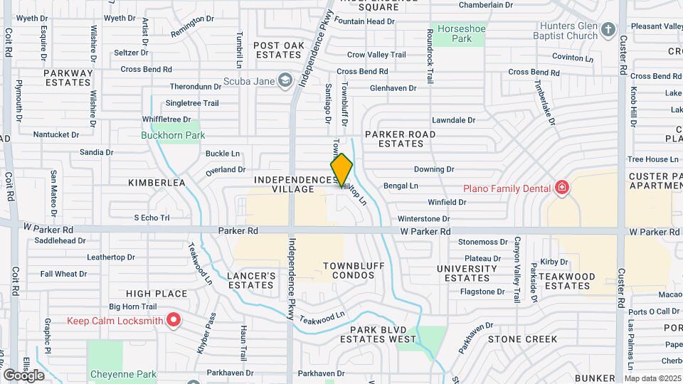 3515 Hilltop Ln Map and Location Details