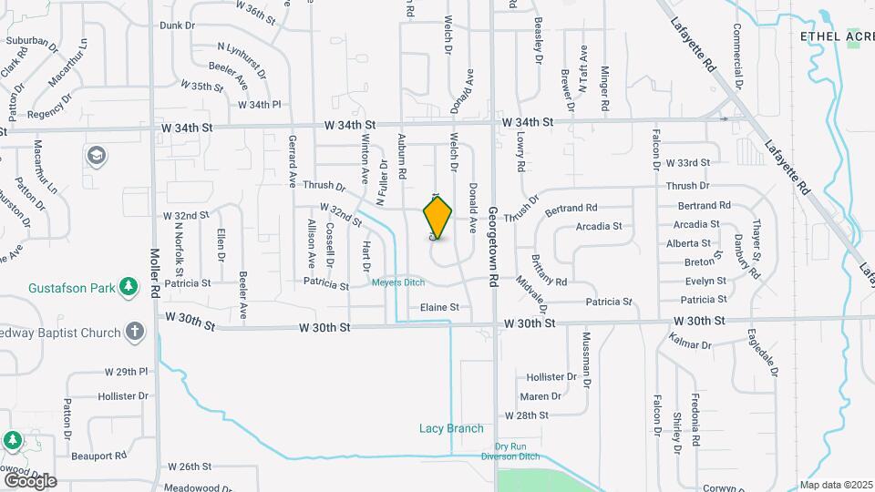 3161 Chrysler St Map and Location Details