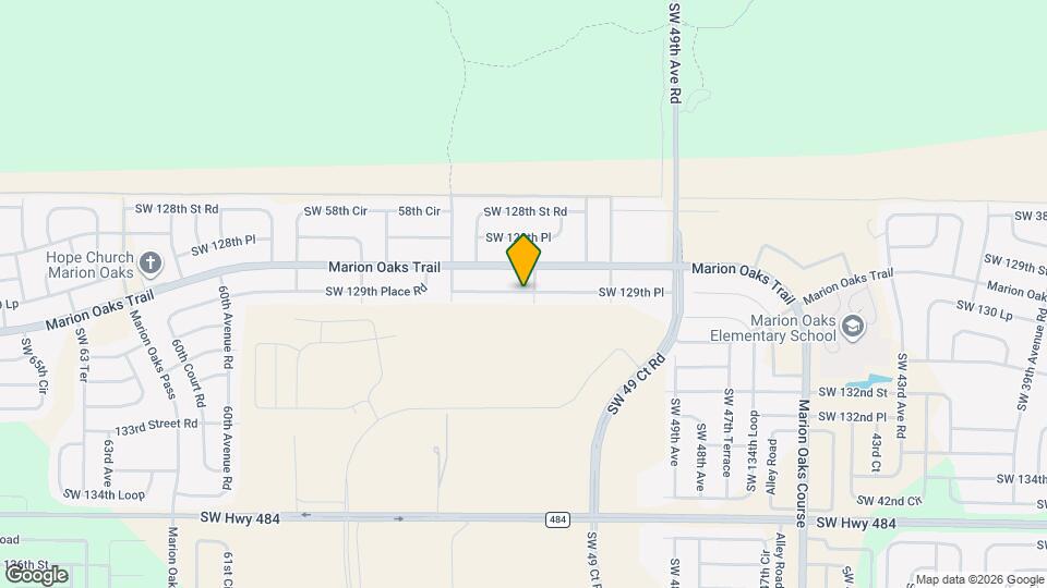 5272 SW 129th Pl Mapa y Detalles de la Ubicación