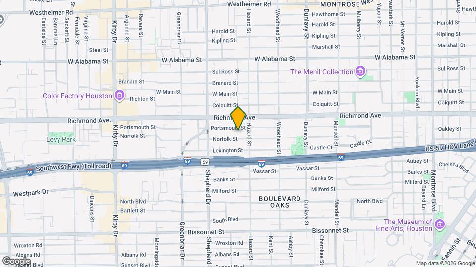 1919 Portsmouth St Map and Location Details