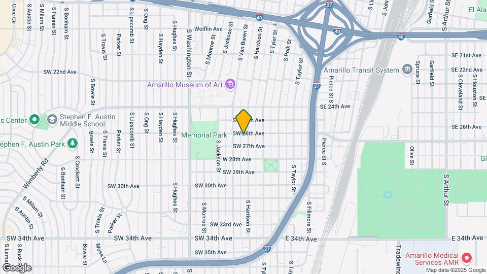 2600 S Harrison St Mapa y Detalles de la Ubicación