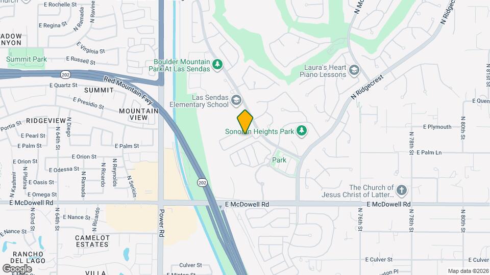 6932 E Pearl St Map and Location Details