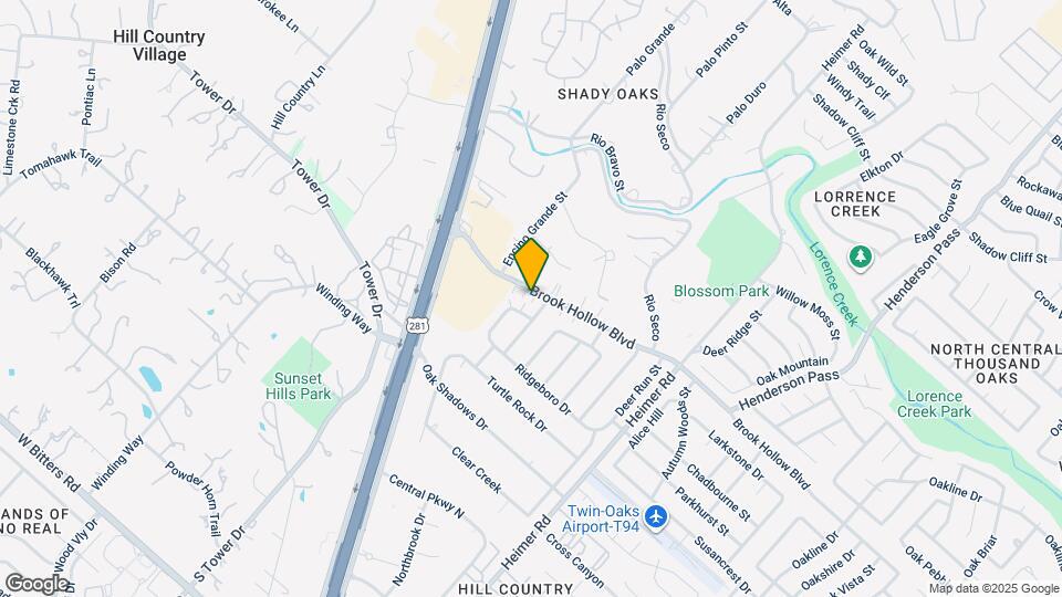 14409 Brook Hollow Blvd Map and Location Details