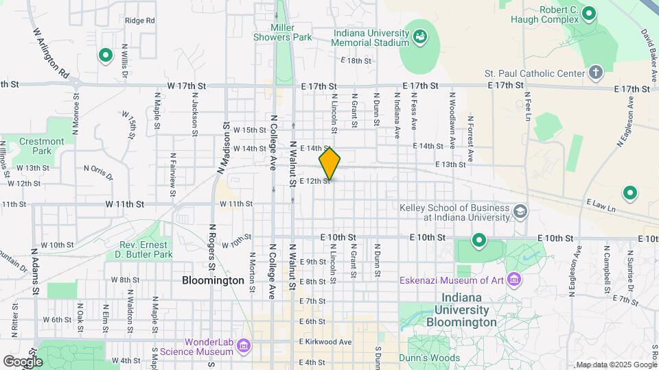 807 N Lincoln St Map and Location Details