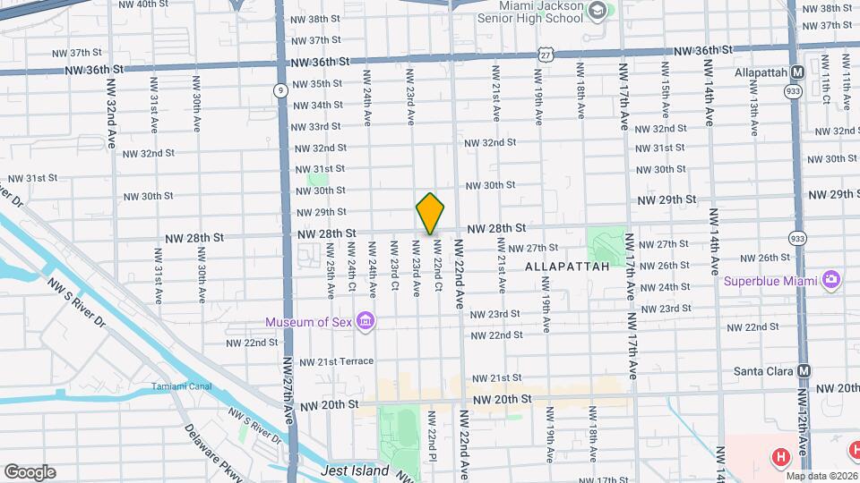 2722 NW 22nd Ct Map and Location Details