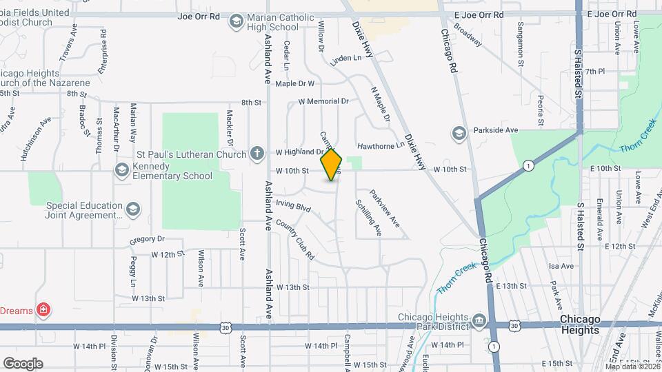 225 Meadow Ln Mapa y Detalles de la Ubicación