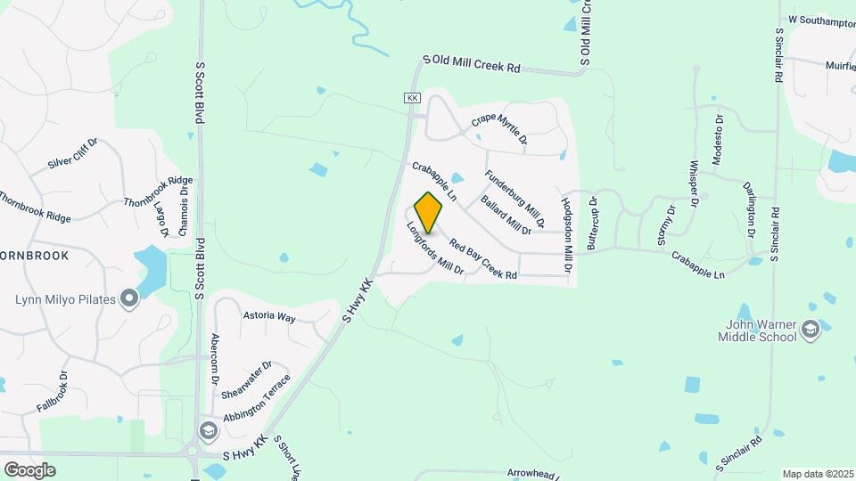 3505 Longfords Mill Dr Map and Location Details