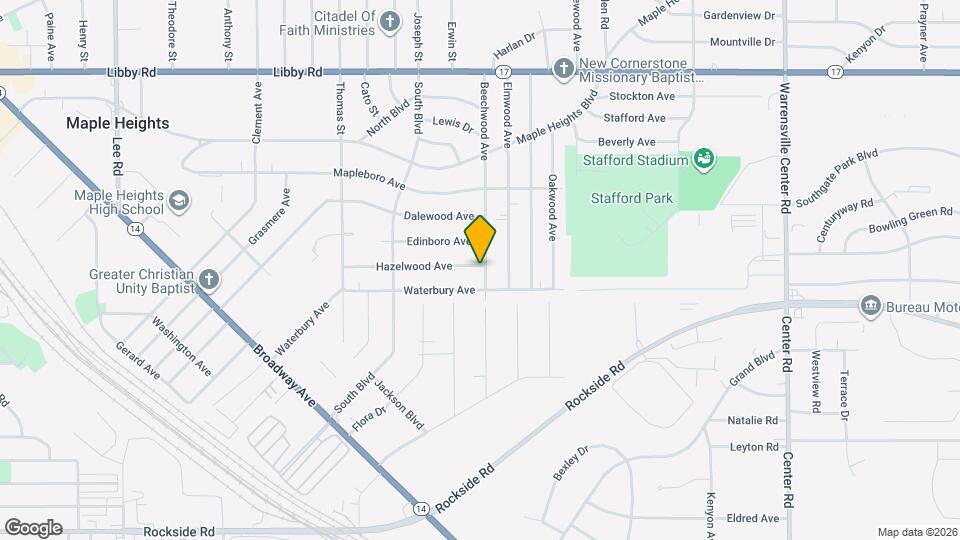 5558 Beechwood Ave Map and Location Details