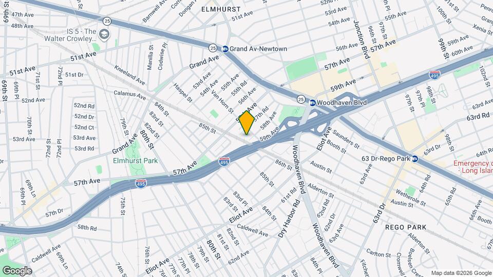 85-27 58th Ave Map and Location Details