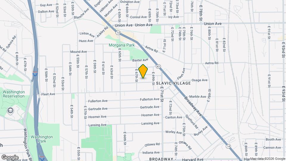 6723 Sebert Ave Map and Location Details