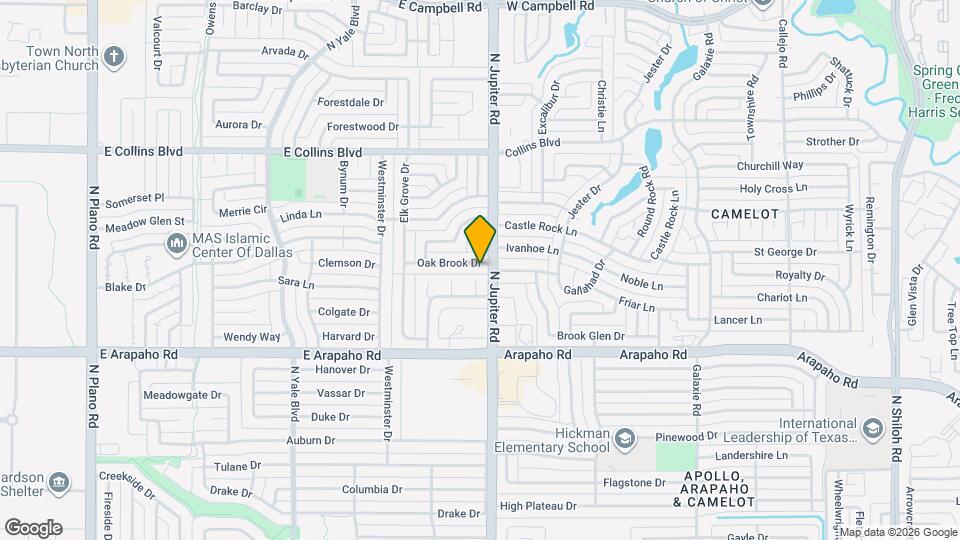 2118 Oak Brook Dr Map and Location Details