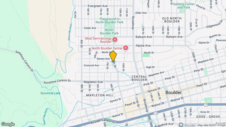 735 Concord Ave Map and Location Details