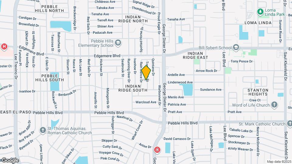 3217 Tomahawk St Map and Location Details