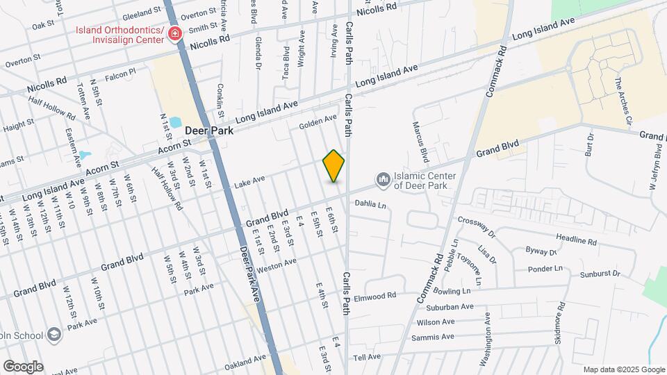 100 E 7th St Map and Location Details