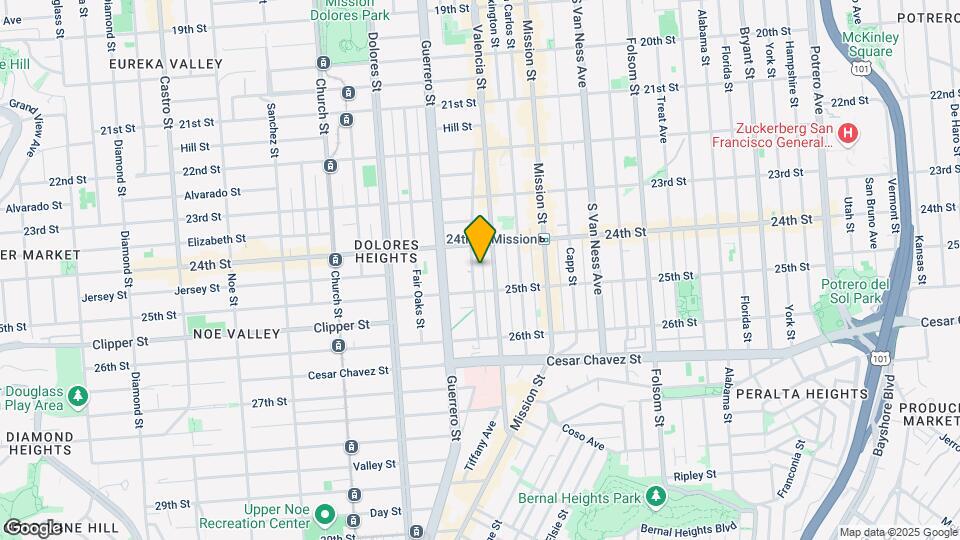257 San Jose Avenue Map and Location Details