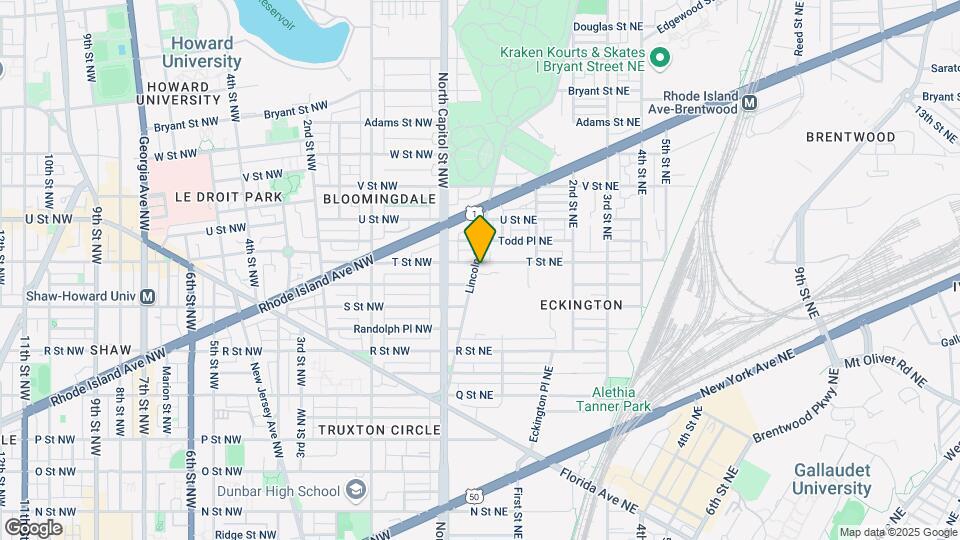 37 T St NE Map and Location Details