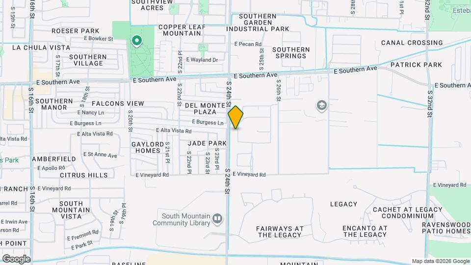 6322 S 24th Pl Mapa y Detalles de la Ubicación