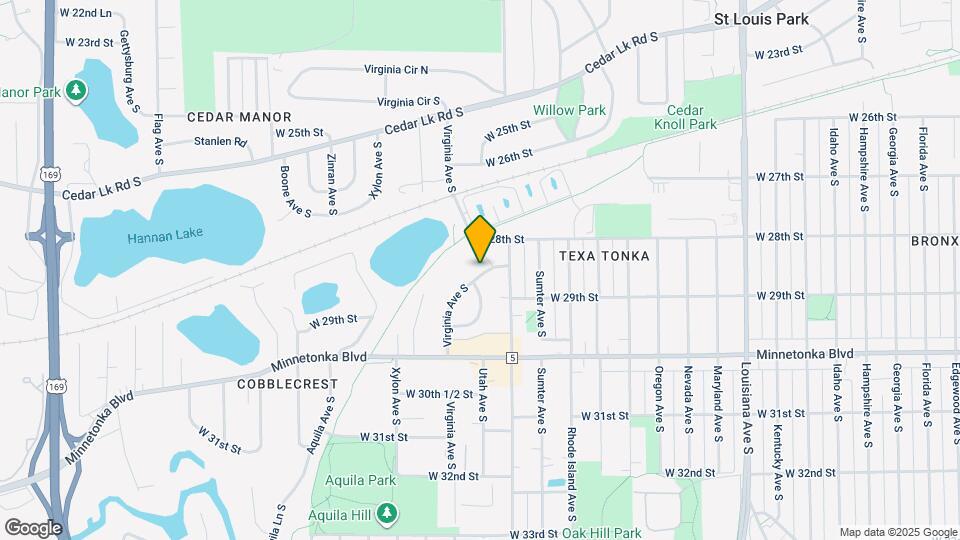 2842 Virginia Ave S Map and Location Details