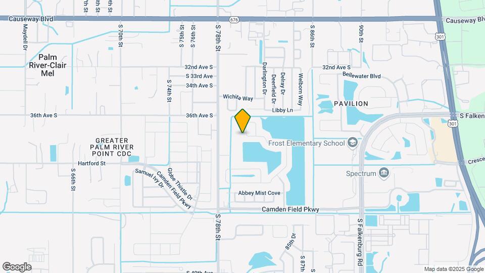 8514 Canterbury Lake Blvd Map and Location Details