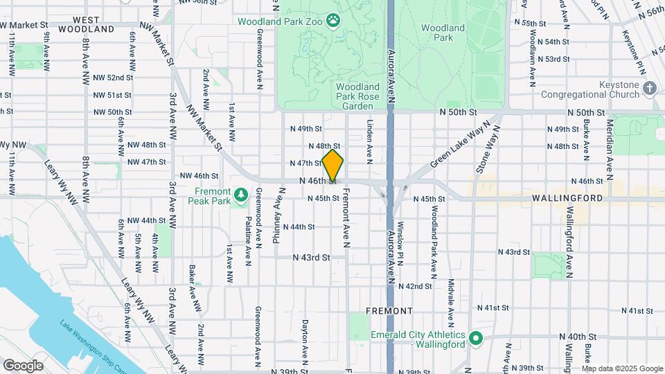 611 N 46th St Map and Location Details