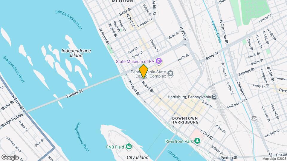 617 N 2nd St Map and Location Details