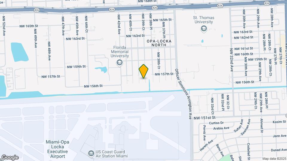 15630 NW 39th Ct Map and Location Details