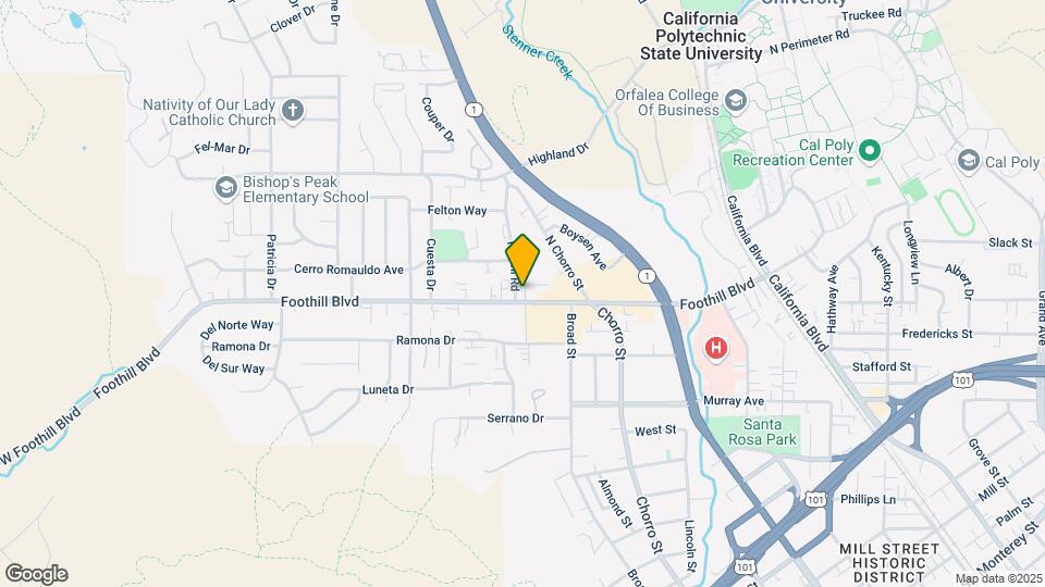 710 E Foothill Blvd Map and Location Details